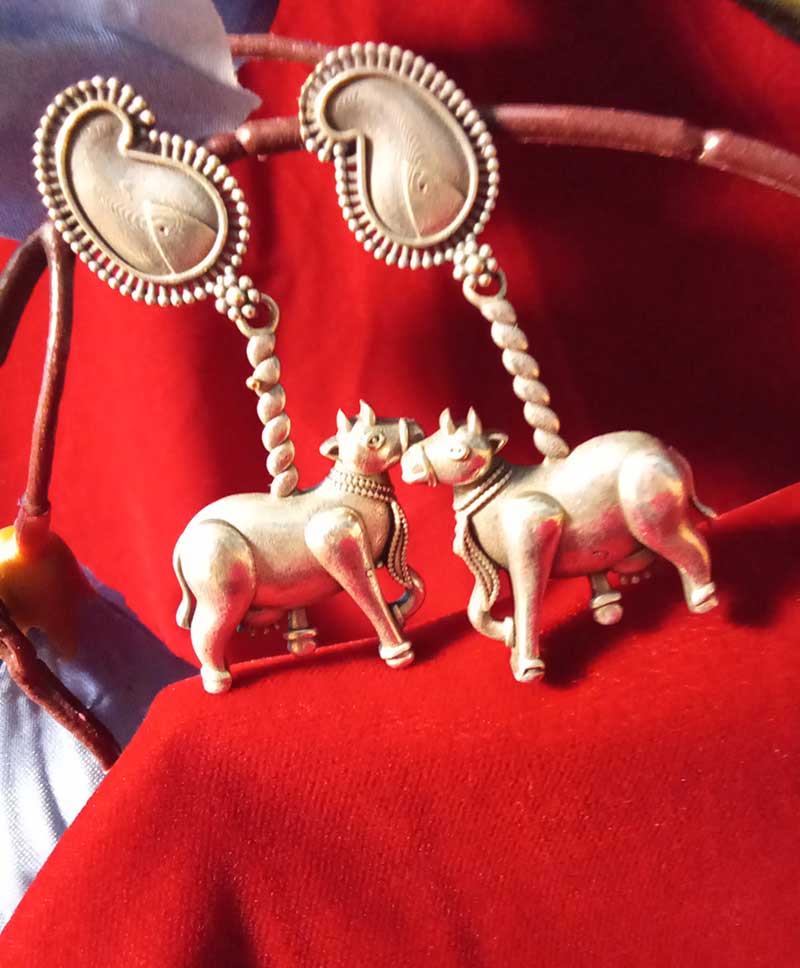 Oxidised  Earrings - CALVES