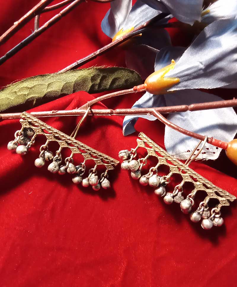 Oxidised Dangle Earrings - DROPS