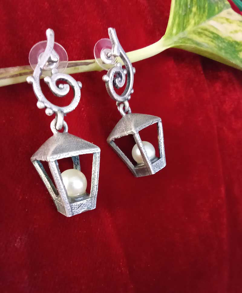 Oxidised Earrings- LAMP