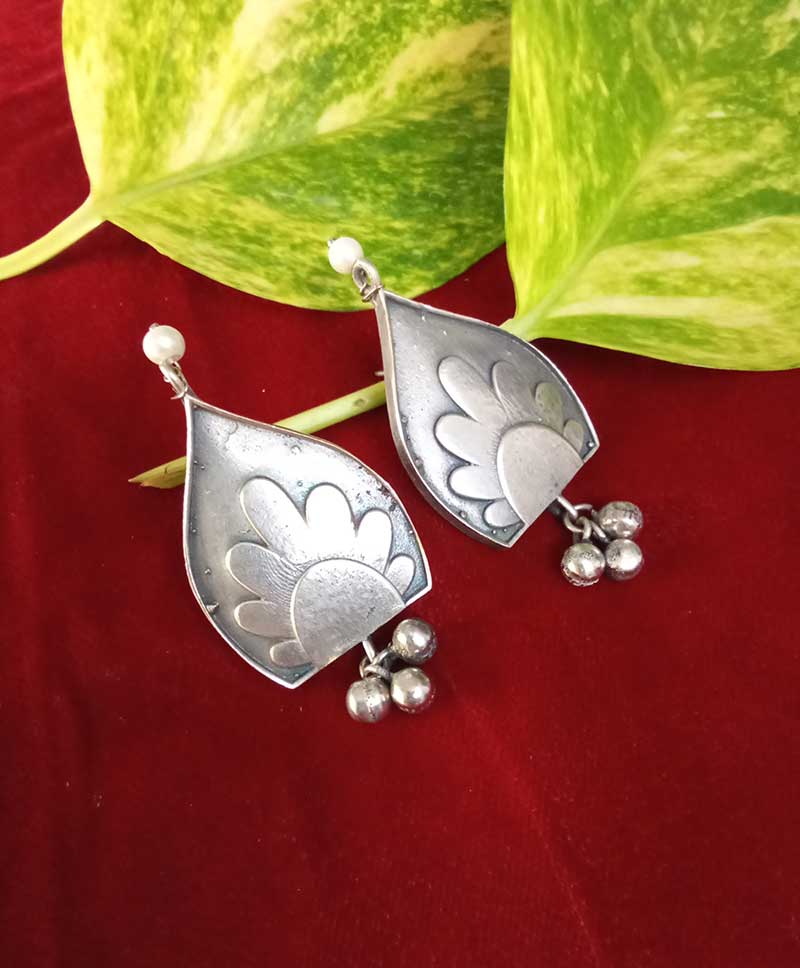 Oxidised Earrings -OXIDISED BEADS