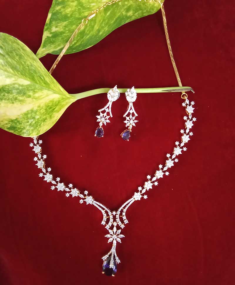 Zercon Necklace Sets -PURPLE