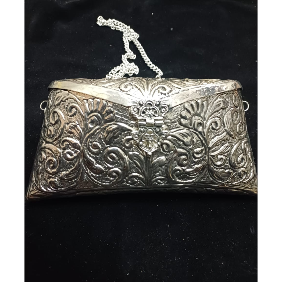 Oxidised Hand Work Clutches - (SOLD)