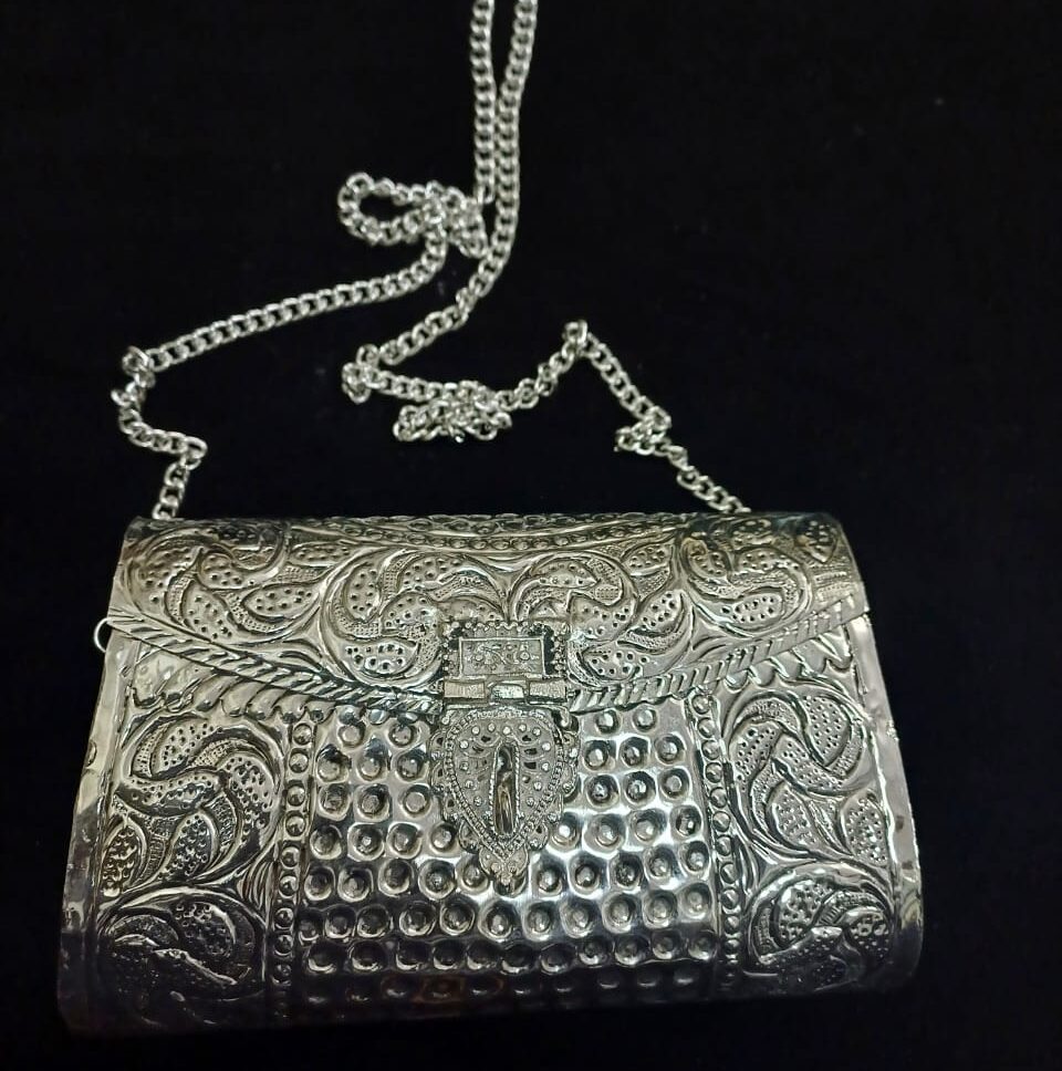 Oxidised Hand Clutches