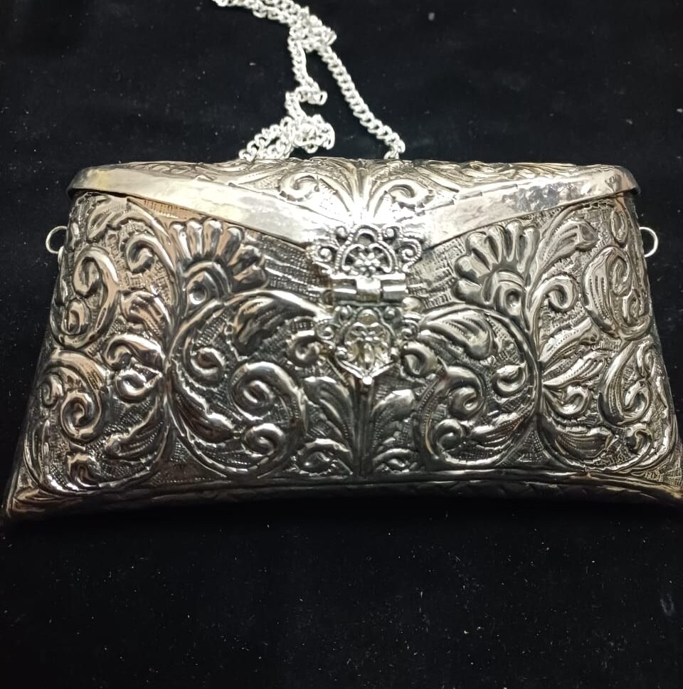 Oxidised Hand Work Clutches - (SOLD)