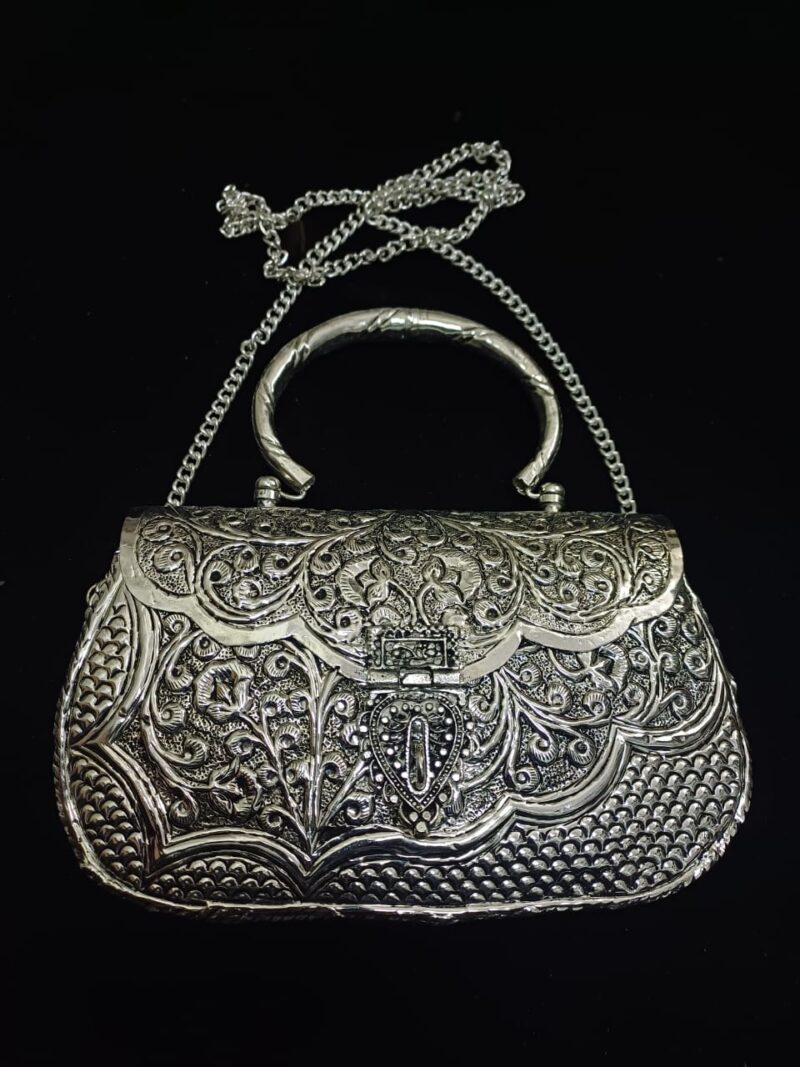 Oxidised Hand Clutches - Image 2