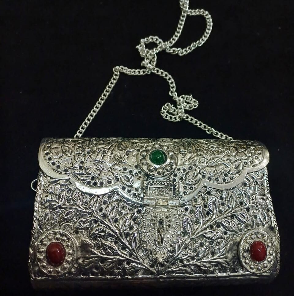 Oxidised Hand Clutches
