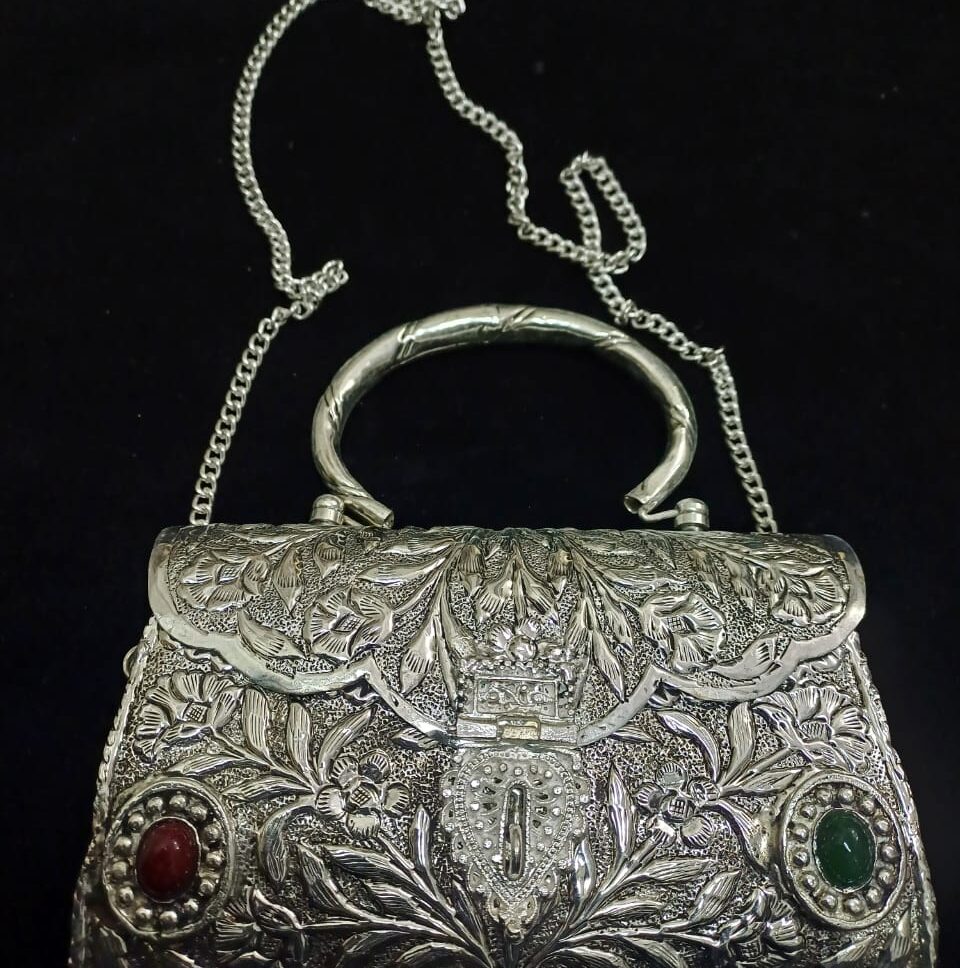 Oxidised Hand Clutches