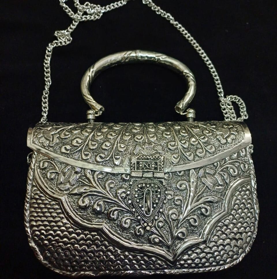 Oxidised Hand Clutches